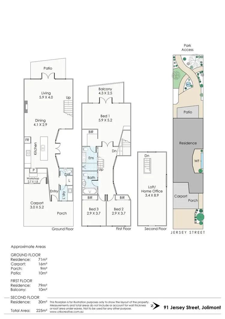 Floorplan of Homely house listing, 91 Jersey Street, Jolimont WA 6014