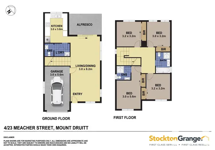 Floorplan of Homely townhouse listing, 4/23 Meacher street, Mount Druitt NSW 2770
