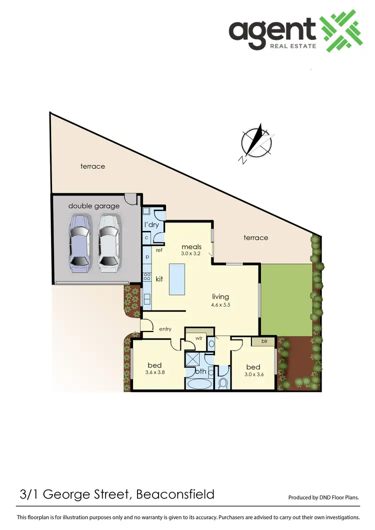 Floorplan of Homely unit listing, 3/1 George Street, Beaconsfield VIC 3807