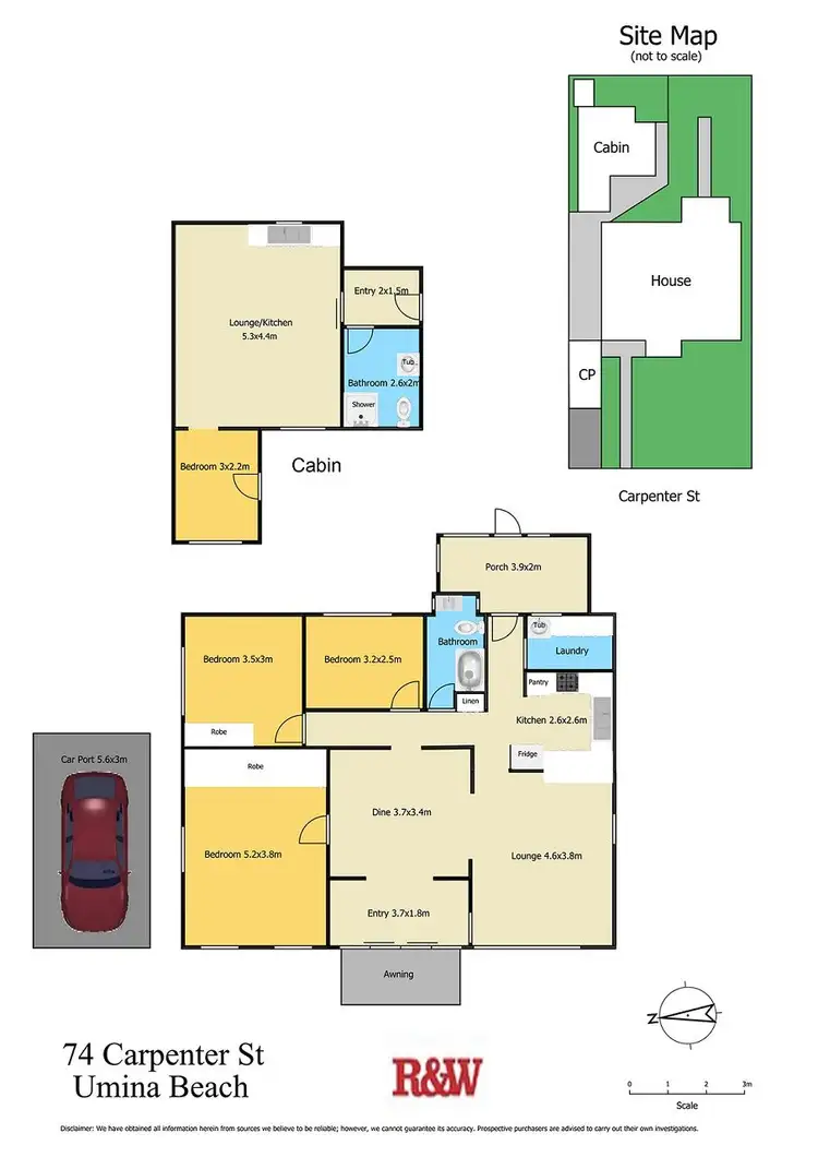 Floorplan of Homely house listing, 74 Carpenter St, Umina Beach NSW 2257
