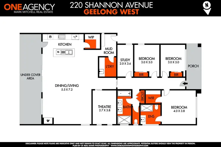 Floorplan of Homely house listing, 220 Shannon Avenue, Geelong West VIC 3218
