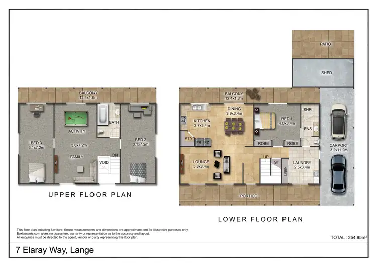Floorplan of Homely house listing, 7 Elaray Way, Lange WA 6330