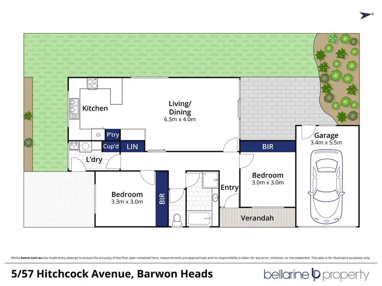 Floorplan of Homely unit listing, 5/57 Hitchcock Avenue, Barwon Heads VIC 3227