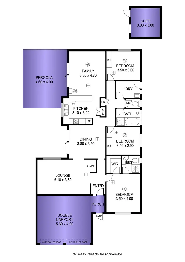 Floorplan of Homely house listing, 11 Steen Crescent, Pooraka SA 5095