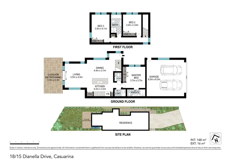 Floorplan of Homely house listing, 18/15 Dianella Drive, Casuarina NSW 2487