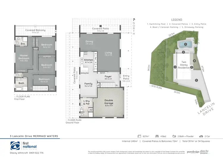 Floorplan of Homely house listing, 3 Lancelin Drive, Mermaid Waters QLD 4218