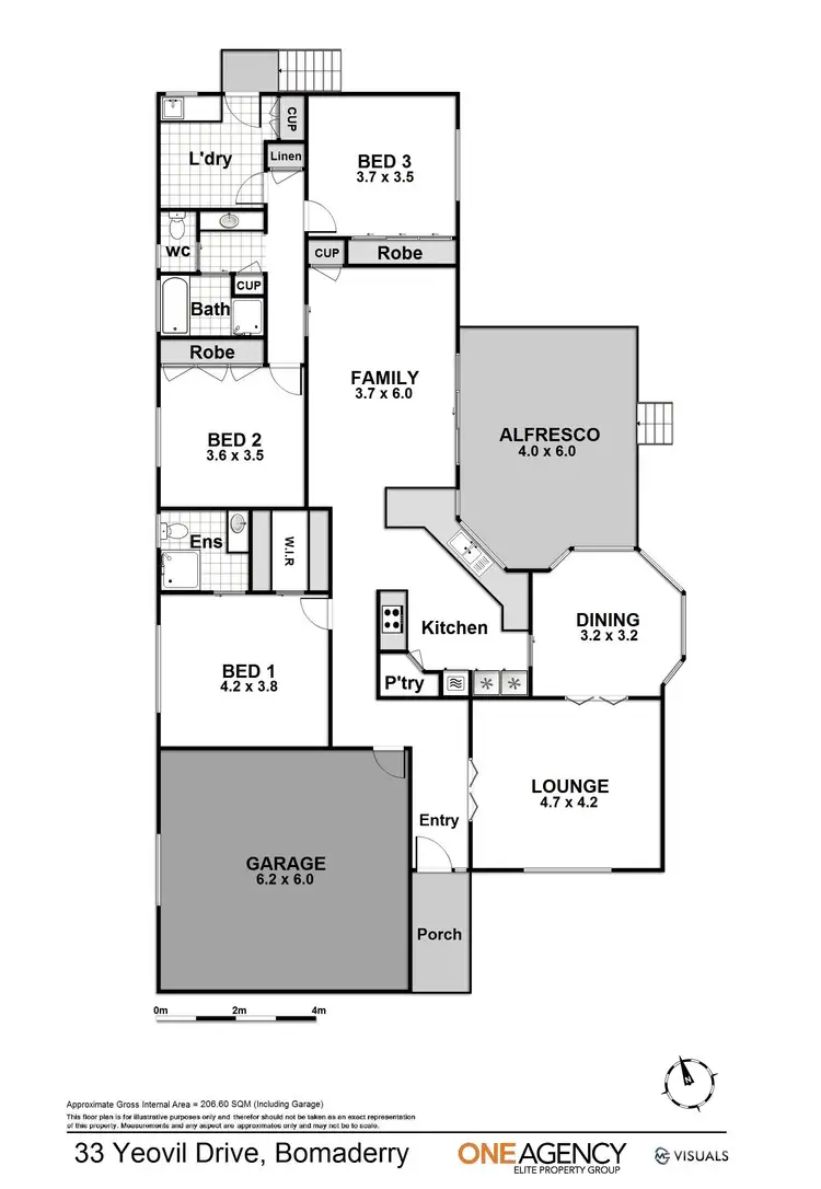 Floorplan of Homely house listing, 33 Yeovil Drive, Bomaderry NSW 2541