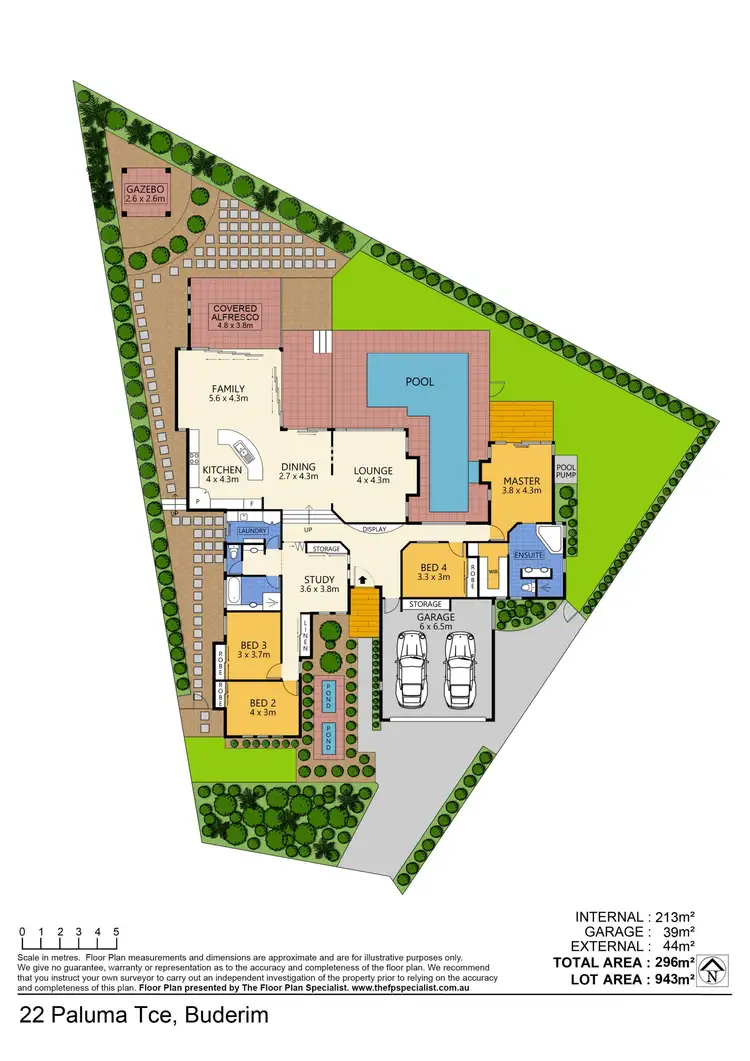 Floorplan of Homely house listing, 22 Paluma Terrace, Buderim QLD 4556
