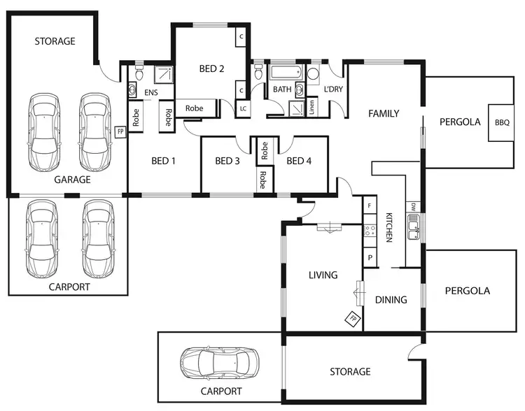 Floorplan of Homely house listing, 8 Hain Place, Gilmore ACT 2905