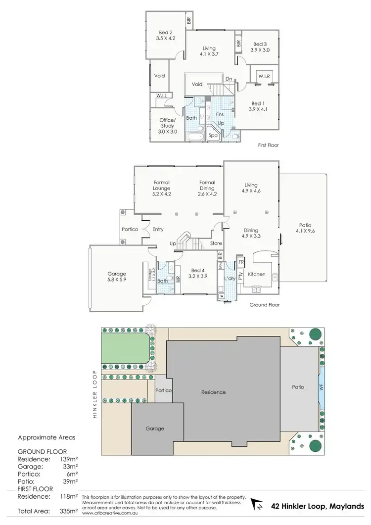 Floorplan of Homely house listing, 42 Hinkler Loop, Maylands WA 6051
