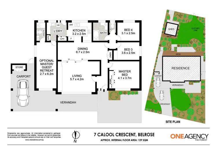 Floorplan of Homely house listing, 7 Calool Cres, Belrose NSW 2085
