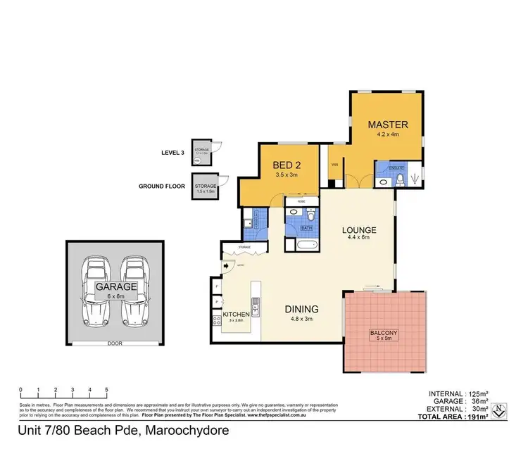 Floorplan of Homely apartment listing, 7/82 Beach Parade, Maroochydore QLD 4558