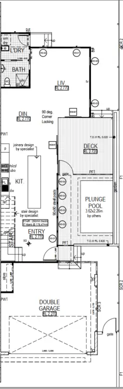 Floorplan of Homely semi-detached listing, 2/16 Tallebudgera Drive, Palm Beach QLD 4221