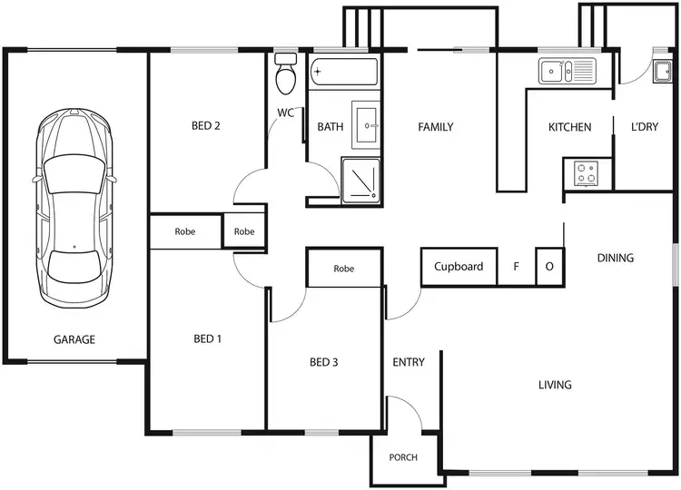 Floorplan of Homely house listing, 5 Middleton Circuit, Gowrie ACT 2904