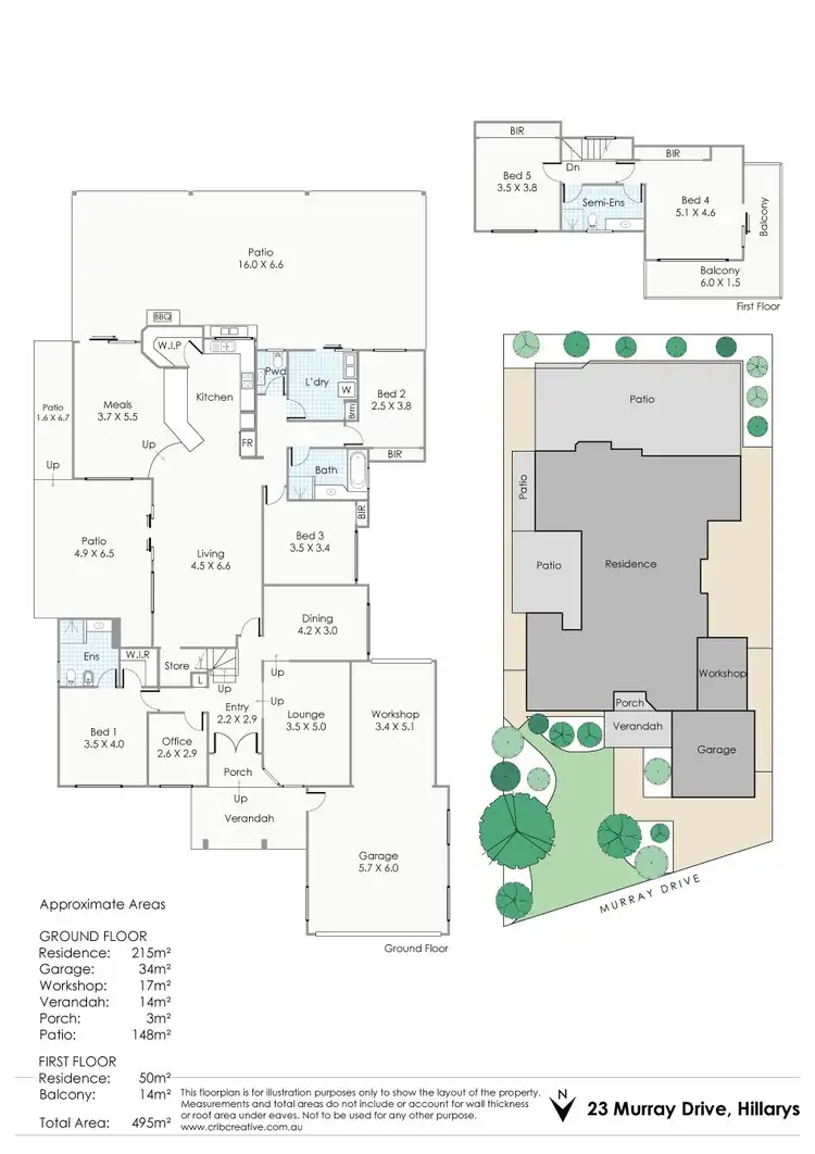 Floorplan of Homely house listing, 23 Murray Drive, Hillarys WA 6025
