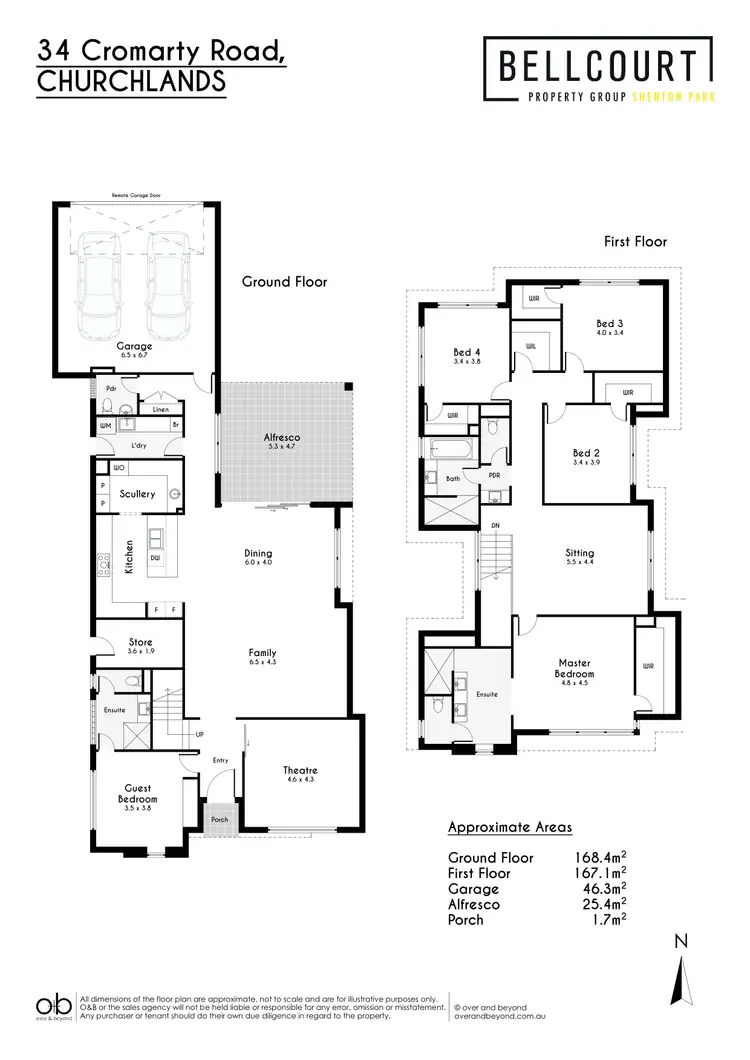 Floorplan of Homely house listing, 34 Cromarty Road, Churchlands WA 6018