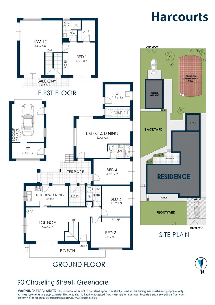 Floorplan of Homely house listing, 90 Chaseling Street, Greenacre NSW 2190