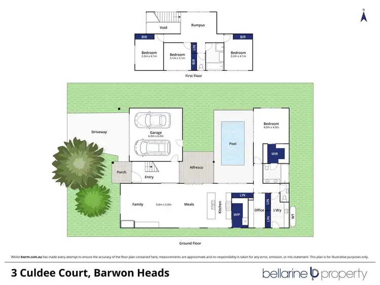 Floorplan of Homely house listing, 3 Culdee Court, Barwon Heads VIC 3227