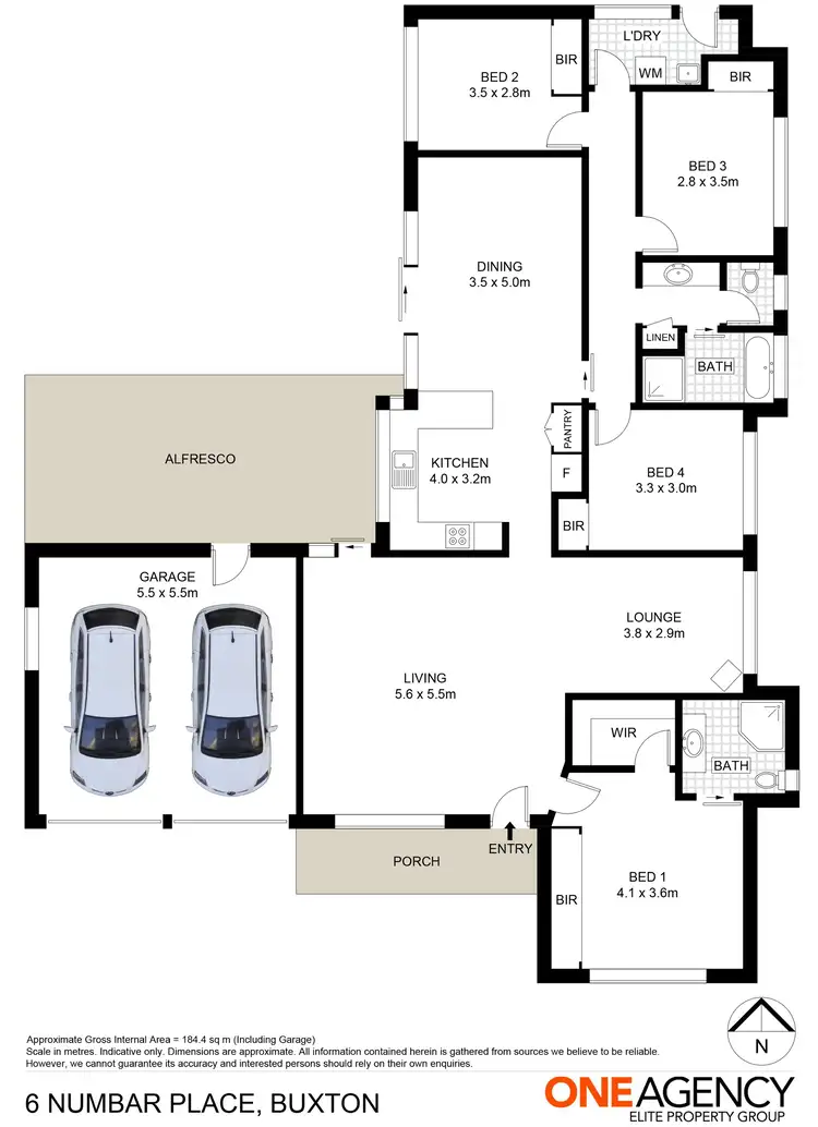 Floorplan of Homely house listing, 6 Numbat Place, Buxton NSW 2571
