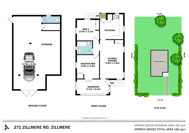 Floorplan of Homely house listing, 271 Zillmere Road, Zillmere QLD 4034