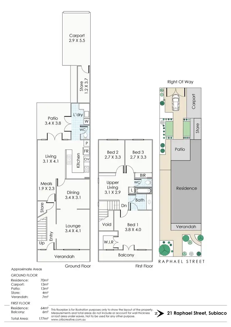 Floorplan of Homely house listing, 21 Raphael Street, Subiaco WA 6008