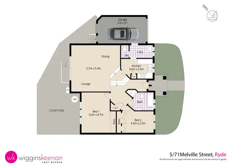 Floorplan of Homely villa listing, 5/71 Melville Street, Ryde NSW 2112