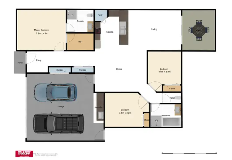 Floorplan of Homely semi-detached listing, Unit 2/21-23 Seeney Street, Caboolture QLD 4510