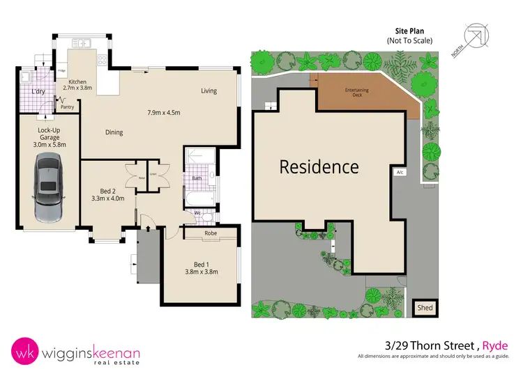 Floorplan of Homely villa listing, 3/29 Thorn Street, Ryde NSW 2112