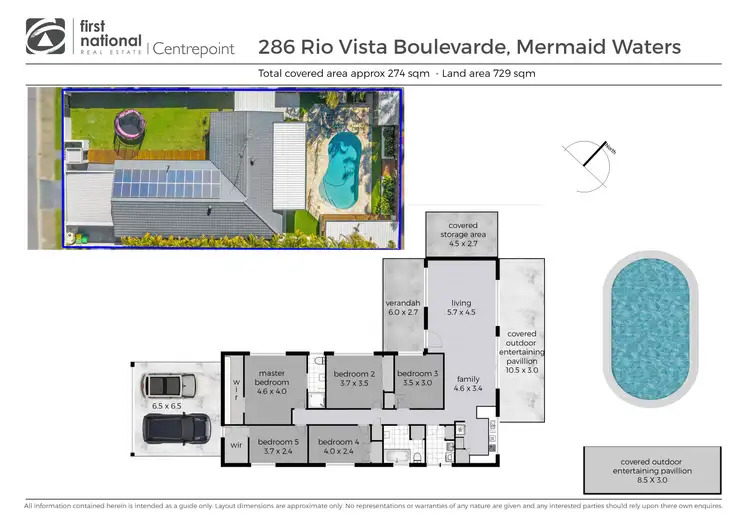 Floorplan of Homely house listing, 286 Rio Vista Boulevard, Mermaid Waters QLD 4218