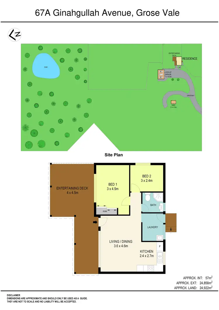 Floorplan of Homely rural property listing, 67A Ginahgullah Avenue, Grose Vale NSW 2753