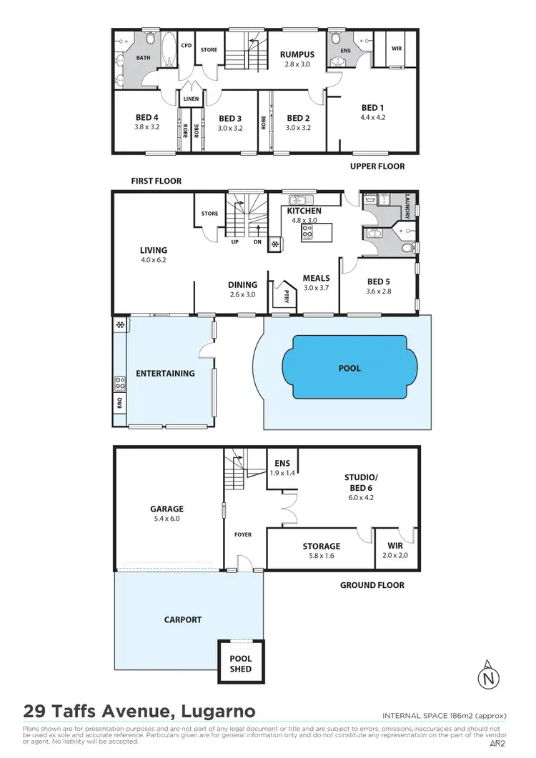 Floorplan of Homely house listing, 29 Taffs Avenue, Lugarno NSW 2210