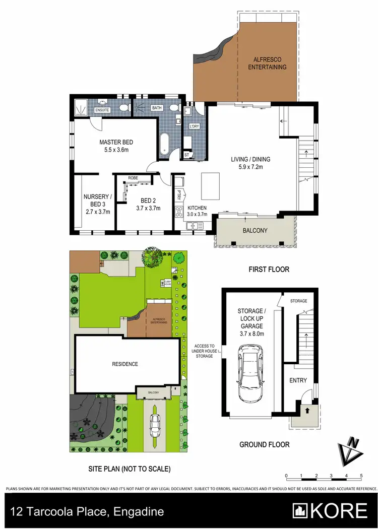 Floorplan of Homely house listing, 12 Tarcoola Place, Engadine NSW 2233