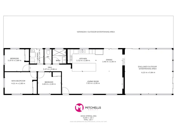 Floorplan of Homely house listing, 38 O'Regan Drive, Craignish QLD 4655