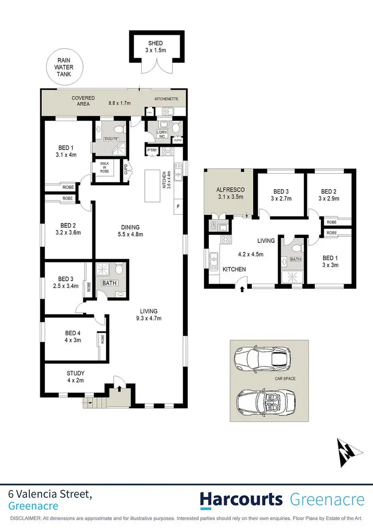 Floorplan of Homely house listing, 6 Valencia Street, Greenacre NSW 2190