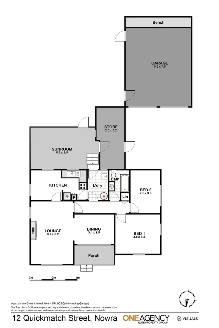 Floorplan of Homely house listing, 12 Quickmatch Street, Nowra NSW 2541