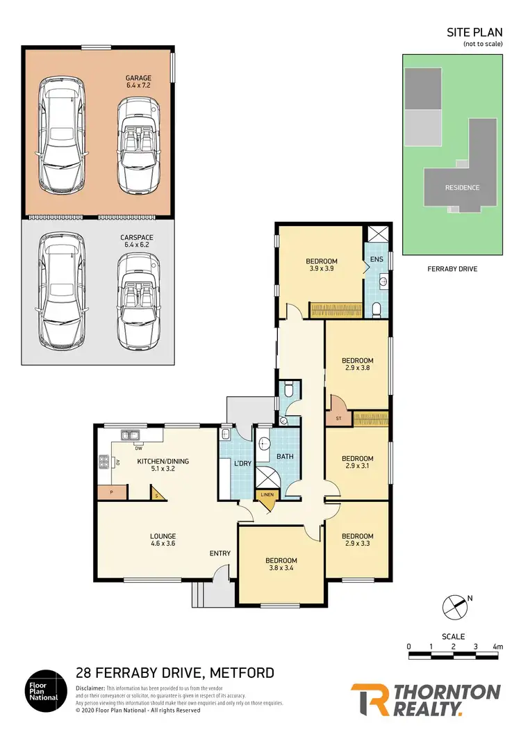 Floorplan of Homely house listing, 28 Ferraby Drive, Metford NSW 2323
