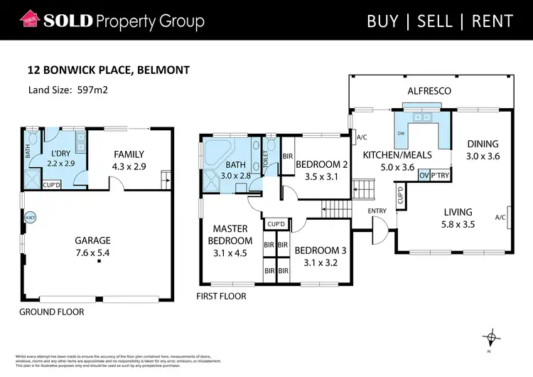 Floorplan of Homely house listing, 12 Bonwick Place, Belmont QLD 4153