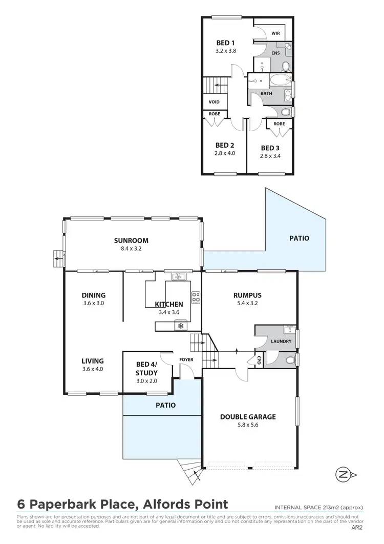 Floorplan of Homely house listing, 6 Paperbark Place, Alfords Point NSW 2234