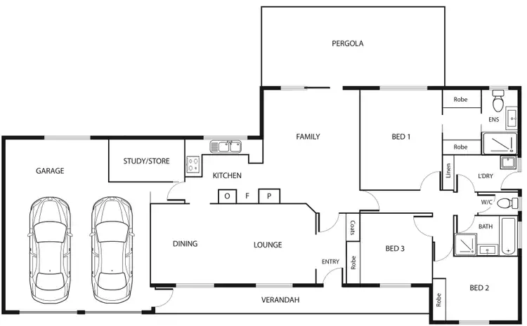 Floorplan of Homely house listing, 26A Roughsey Place, Conder ACT 2906