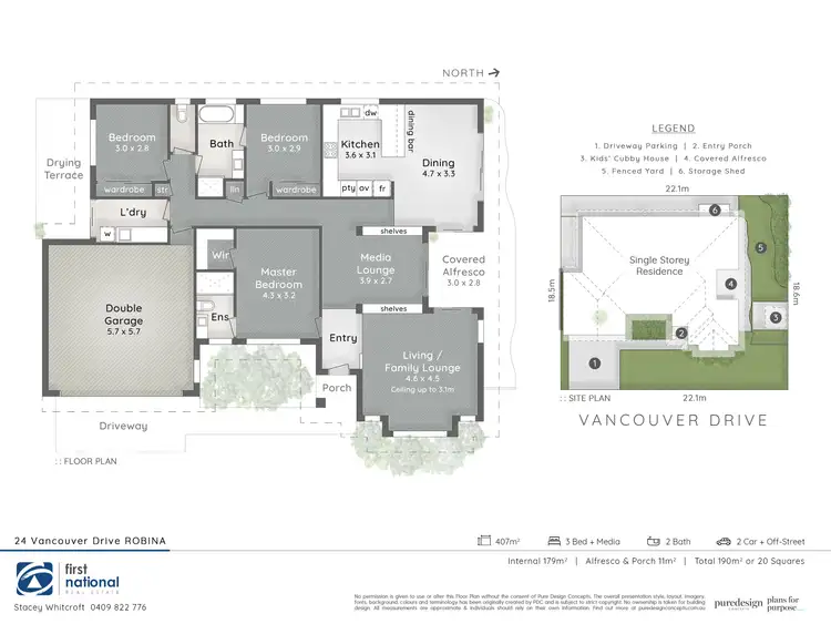 Floorplan of Homely house listing, 24 Vancouver Dve, Robina QLD 4226