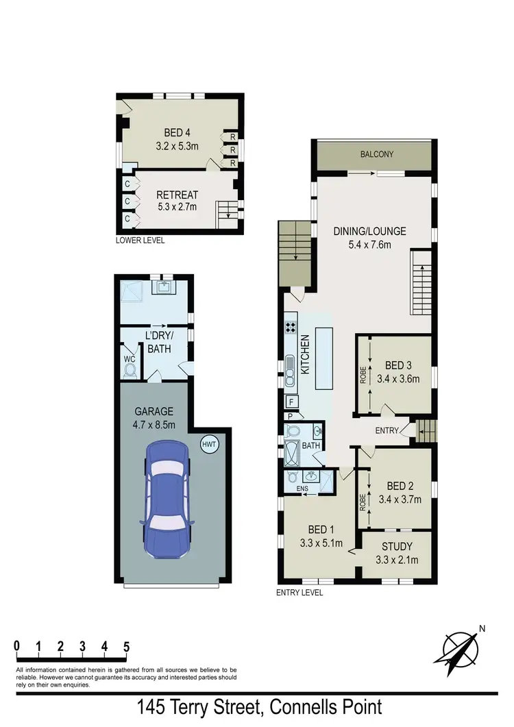 Floorplan of Homely house listing, 145 Terry Street, Connells Point NSW 2221