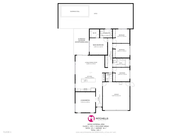 Floorplan of Homely house listing, 6 Palmerston Way, Urraween QLD 4655