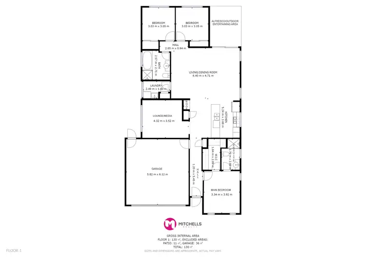 Floorplan of Homely house listing, 8 Palmerston Way, Urraween QLD 4655