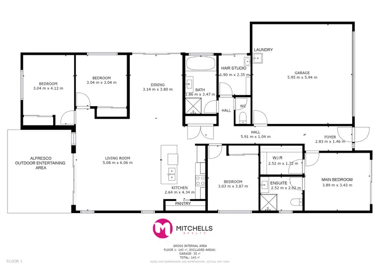 Floorplan of Homely house listing, 24 Bay Breeze Close, Wondunna QLD 4655