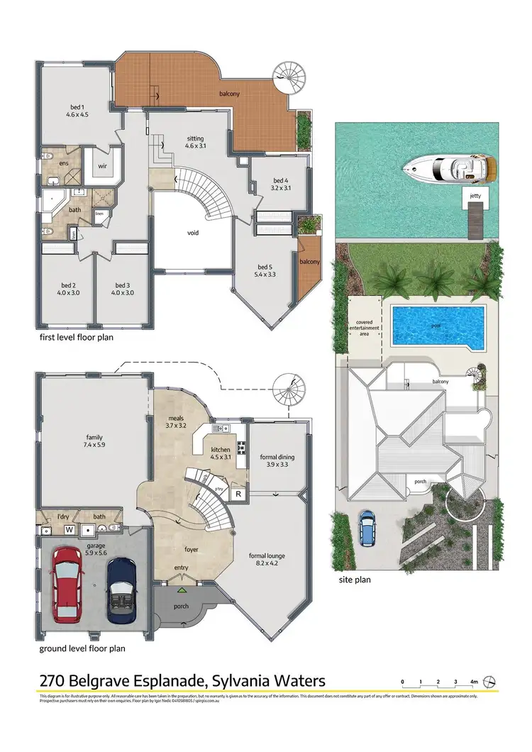 Floorplan of Homely house listing, 270 Belgrave Esplanade, Sylvania Waters NSW 2224