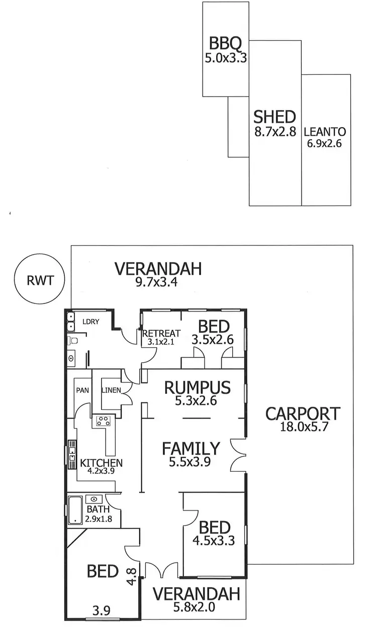 Floorplan of Homely house listing, 77 Adelaide Road, Murray Bridge SA 5253