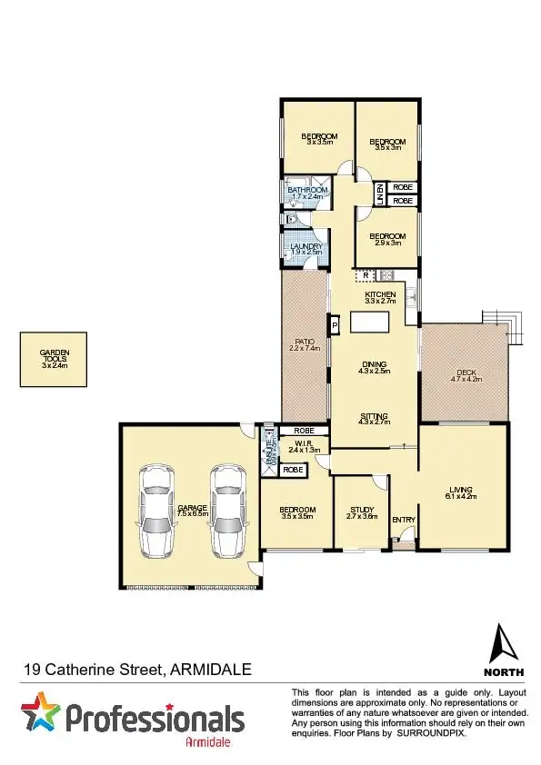 Floorplan of Homely house listing, 19 Catherine Street, Armidale NSW 2350