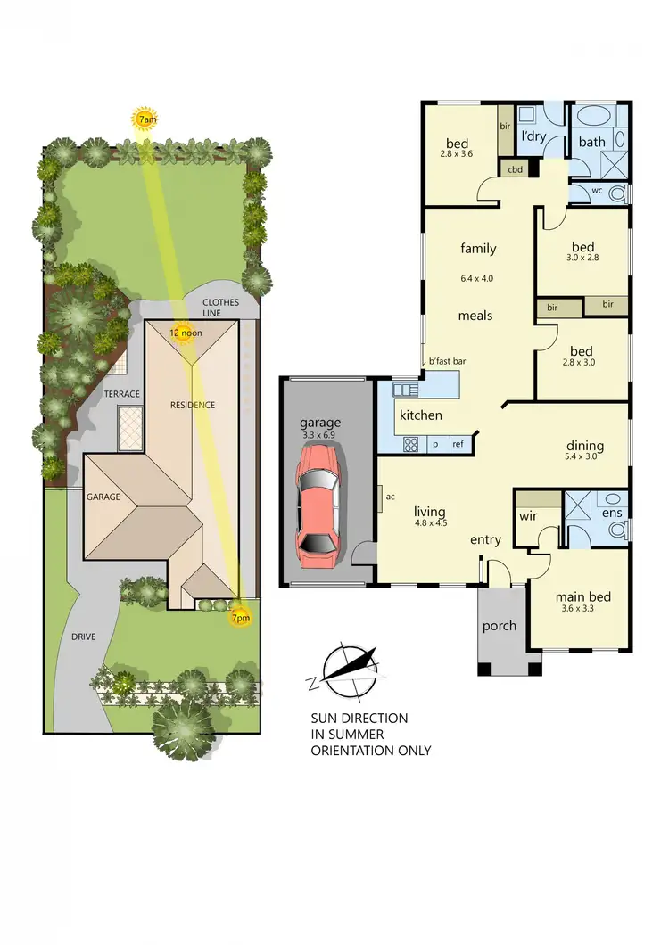 Floorplan of Homely house listing, 18 Korina Court, Langwarrin VIC 3910