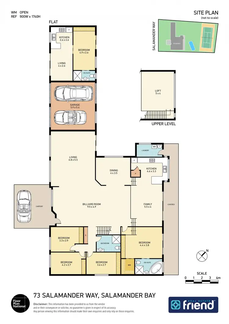 Floorplan of Homely house listing, 73 Salamander Way, Salamander Bay NSW 2317