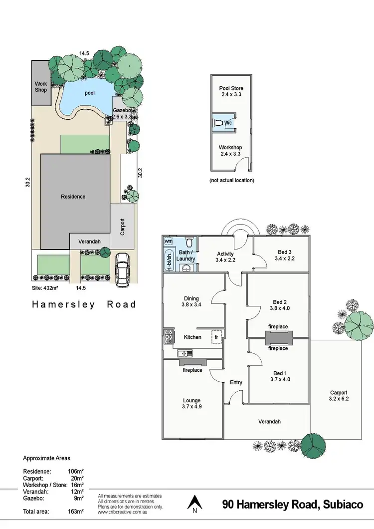 Floorplan of Homely house listing, 90 Hamersley Road, Subiaco WA 6008